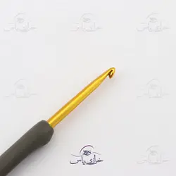 میل قلاب بافتنی تولیپ ژاپن دسته زغالی سایز 3.75