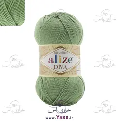 کاموا آلیز دیوا (alize DIVA) سبز کد رنگ 852