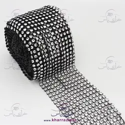 نگین متری 12 رج مشکی