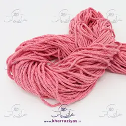 نخ مکرومه کتان تابیده 4 میل صورتی (200 گرمی)