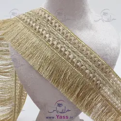 نوار لمه طلایی روشن ریشه دار هندی