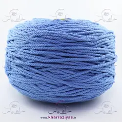 نخ مکرومه کتان تابیده 4 میل آبی شالی (کیلویی)