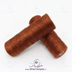 نخ قلاب بافی شماره 6 قهوه ای