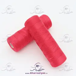 نخ قلاب بافی شماره 6 سرخابی فلورسنت