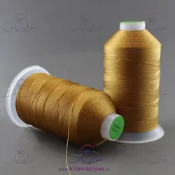 نخ ابریشم شماره 6 خارجی خردلی (حدود 210 گرم) کد رنگ B491