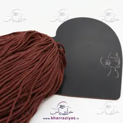 نخ مکرومه سه سوزن قهوه ای روشن (مکرومه 3 سوزن -کیلویی)