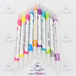 پک 10 رنگ ماژیک خیاطی حرارتی و پاکن دار