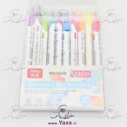 پک 10 رنگ ماژیک خیاطی حرارتی و پاکن دار