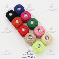 پک نخ عمامه 10 رنگ ساده (10 عددی)