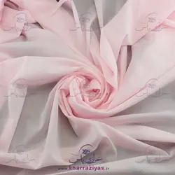 لایی چسب حریر عرض 1/25 متر صورتی روشن