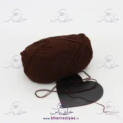 کاموا لادن دو نخ قهوه ای