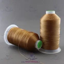 نخ ابریشم شماره 6 خارجی خردلی تیره (حدود 210 گرم) کد رنگ B220