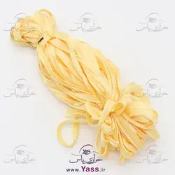 نوار مغزی ساتن کرم موزی ( توپی )
