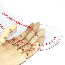 پک 19 عددی خط کش خیاطی ژله ای