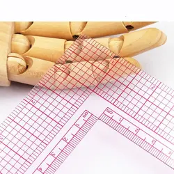 پک 19 عددی خط کش خیاطی ژله ای