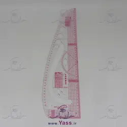 پک 19 عددی خط کش خیاطی ژله ای