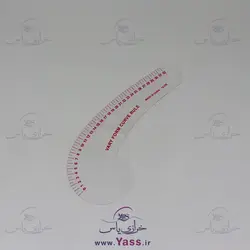 پک 19 عددی خط کش خیاطی ژله ای