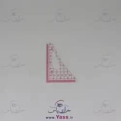 پک 19 عددی خط کش خیاطی ژله ای