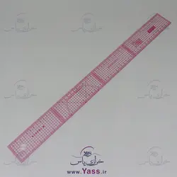 پک 19 عددی خط کش خیاطی ژله ای