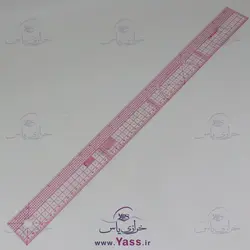 پک 19 عددی خط کش خیاطی ژله ای