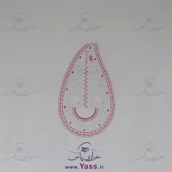 پک 19 عددی خط کش خیاطی ژله ای