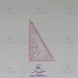 پک 19 عددی خط کش خیاطی ژله ای