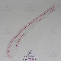 پک 19 عددی خط کش خیاطی ژله ای
