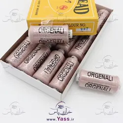 نخ قرقره خیاطی ( سیگارت ) کالباسی روشن کد 987