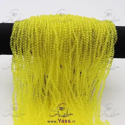 کریستال تراش سایز 4 زرد شفاف