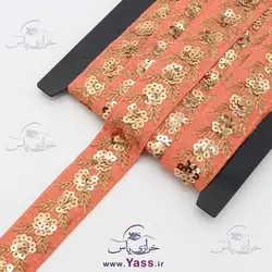 نوار هندی پولک دوزی کالباسی گوشتی 3.5 سانت