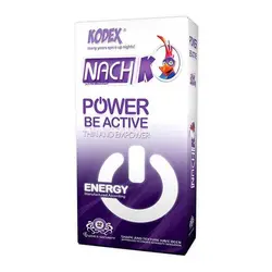 خرید آنلاین کاندوم پاور بی اکتیو ناچ کدکس مدل Nach Kodex Power Be Active بسته ۱۲ عددی | خجالت نکش