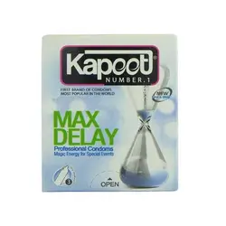 خرید آنلاین کاندوم کاپوت مدل Max Delay بسته 3 عددی | خجالت نکش