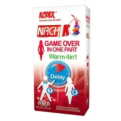 خرید آنلاین کاندوم کدکس مدل Game Over In One Part warm بسته 3 عددی | خجالت نکش