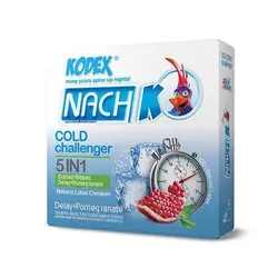 خرید آنلاین کاندوم تاخیری کدکس مدل Cold Challenger 5in1 بسته 3 عددی | خجالت نکش