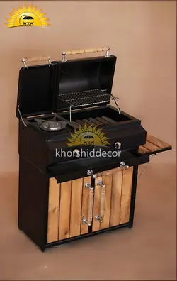 خرید و قیمت باربیکیو 100 سانت پلوپزدار - دکوراسیون خورشید