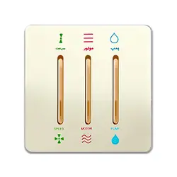 کلید کولر آسیا کریستال صدفی طلایی