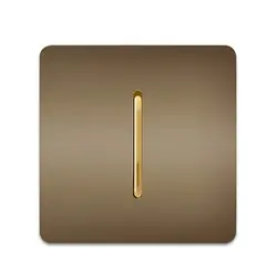 کلید تبدیل آسیا کریستال بژ طلایی