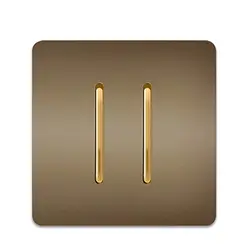 کلید دو پل آسیا کریستال بژ طلایی