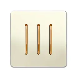 کلید سه پل آسیا کریستال صدفی طلایی