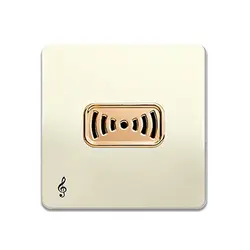 زنگ ملودی آسیا کریستال صدفی طلایی