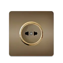 پریز برق محافظ دارآسیا کریستال بژ طلایی (کپی)