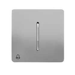 شاسی زنگ آسیا کریستال نقره ای نقره ای