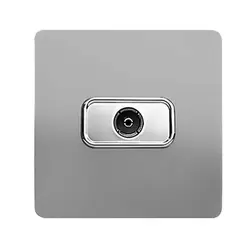 پریز آنتن آسیا کریستال نقره ای نقره ای