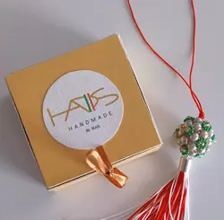 گوشواره منجوق بافی گیسو کد003