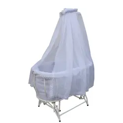 تخت وگهواره ساده سفید پردیس