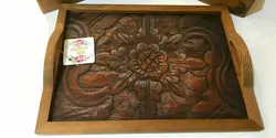 *سینی طرح دار چوبی ترمو - لندوکس بزرگترین فروشگاه آنلاین شهر زنجان