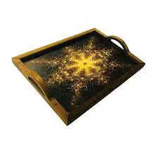 *سینی چوبی طرح دار ترمو - لندوکس بزرگترین فروشگاه آنلاین شهر زنجان