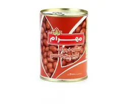 کنسرو لوبیا چیتی کلیددار مهرام