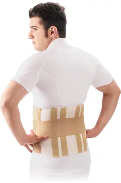 کمربند طبی سخت با کش طبی (آتل پلی آمید)