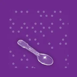 قاشق یکبار مصرف بستنی خوری کریستال